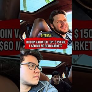 TOPO DO BITCOIN VAI SER $150 MIL E FUNDO $60 MIL DOLÁRES? #shorts