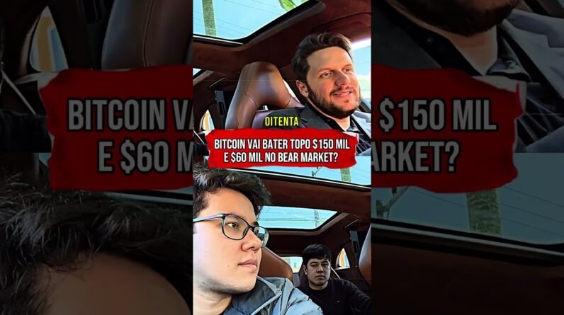 TOPO DO BITCOIN VAI SER $150 MIL E FUNDO $60 MIL DOLÁRES? #shorts