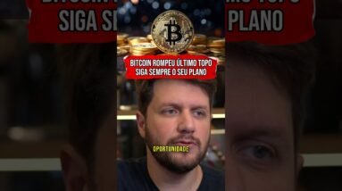 BITCOIN ROMPEU TOPO $116K (SIGA O SEU PLANO) #shorts