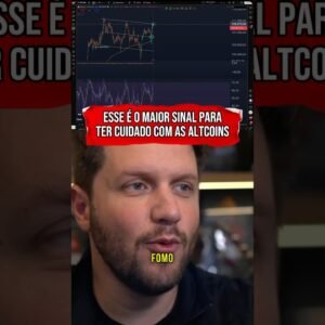 O MAIOR SINAL PARA FICAR EM ALERTA NO MERCADO CRIPTO #shorts