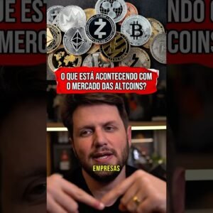 O QUE ESTÁ ACONTECENDO COM O MERCADO DAS ALTCOINS? #shorts