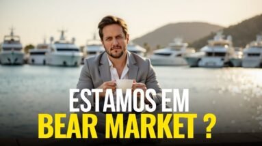 BITCOIN CAI 20% DO TOPO! Estamos em Bear Market? 🐻