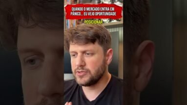 MOMENTO DE OPORTUNIDADE PARA ACUMULAR OU TER CAUTELA? #shorts