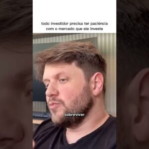 NINGUÉM ENRIQUECE SEM TER PACIÊNCIA COM O MERCADO #shorts