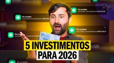 OS 5 MELHORES INVESTIMENTOS Para Aplicar o Seu 13º (Seguro, Fácil e Rentável)