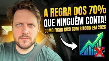 A REGRA DOS 70% QUE NINGUÉM TE CONTA: Como Ficar Rico com Bitcoin em 2026 (Não é Day Trade!)