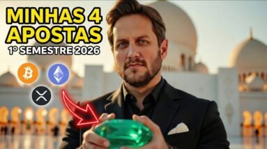 4 CRIPTOMOEDAS PARA O 1º SEMESTRE DE 2026 (Minha Carteira Revelada)