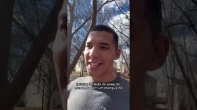 Jacaré no meio da praia do Rio de Janeiro #noticia #noticias