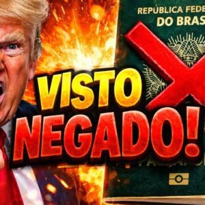 Trump Suspende visto para BRASILEIROS #trump #vistoamericano