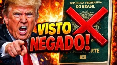 Trump Suspende visto para BRASILEIROS #trump #vistoamericano