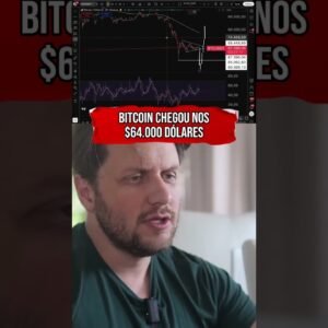 BITCOIN CAI PARA $64.000 DÓLARES #shorts