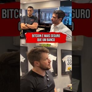 BITCOIN É MAIS SEGURO QUE UM BANCO #shorts