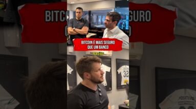 BITCOIN É MAIS SEGURO QUE UM BANCO #shorts