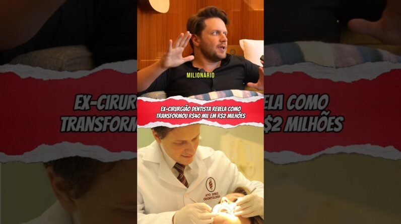 EX-CIRURGIÃO DENTISTA QUE FICOU MILIONÁRIO COM CRIPTOMOEDAS #shorts