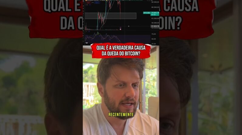 O QUE CAUSOU A QUEDA DO BITCOIN? #shorts