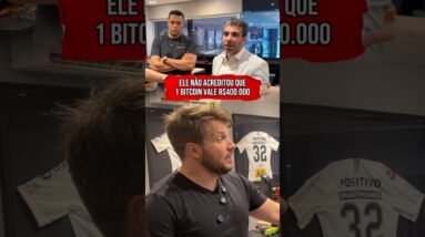 TCAR NÃO ACREDITOU QUE 1 BITCOIN VALE R$400.000 #shorts