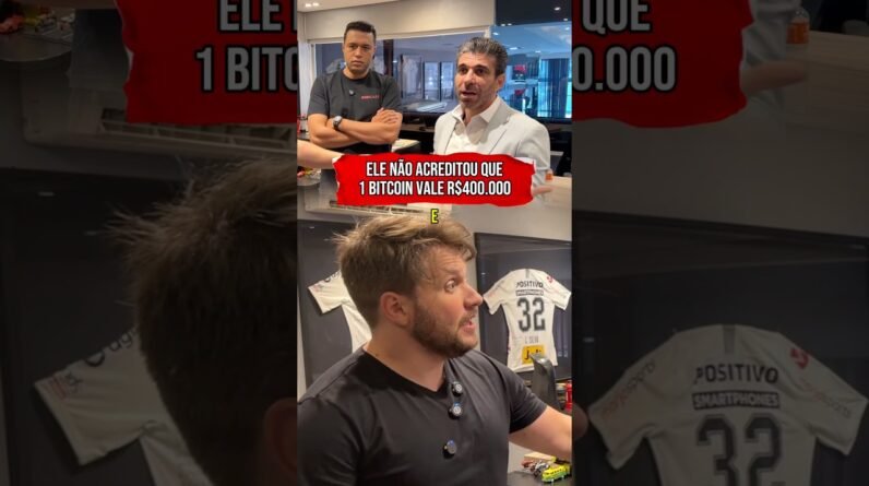 TCAR NÃO ACREDITOU QUE 1 BITCOIN VALE R$400.000 #shorts