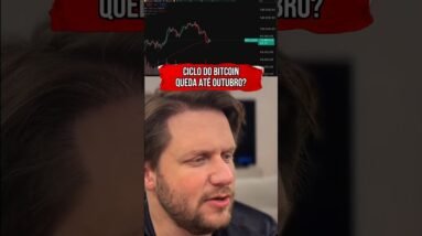 CICLO DO BITCOIN: QUEDA ATÉ OUTUBRO? #shorts
