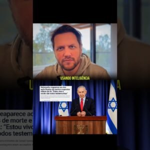 NATANYAHU ESTÁ VIVO OU ESTÃO USANDO INTELIGÊNCIA ARTIFICIAL? #shorts