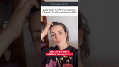 Dá pra viver de renda com R$350 mil? #investimentos #viverderendapassiva