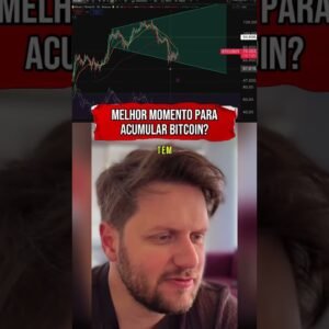 MELHOR MOMENTO PARA ACUMULAR BITCOIN? #shorts