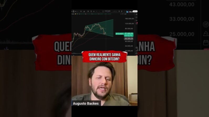 QUEM REALMENTE GANHA DINHEIRO COM BITCOIN?