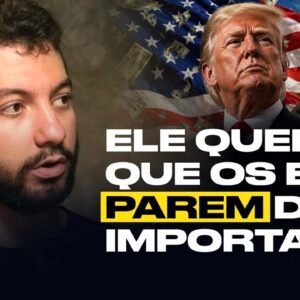Trump quer ENFRAQUECER o DÓLAR de PROPÓSITO