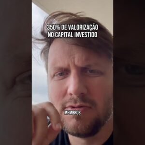 350% DE VALORIZAÇÃO NO CAPITAL INVESTIDO #shorts