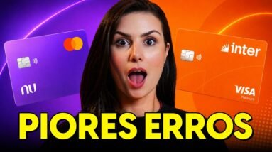 5 erros no cartão de crédito que estão te deixando mais pobre (o último destrói seu dinheiro)