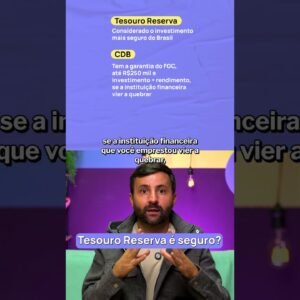 Qual o investimento MAIS SEGURO do Brasil? Tesouro, CDB ou Caixinha?