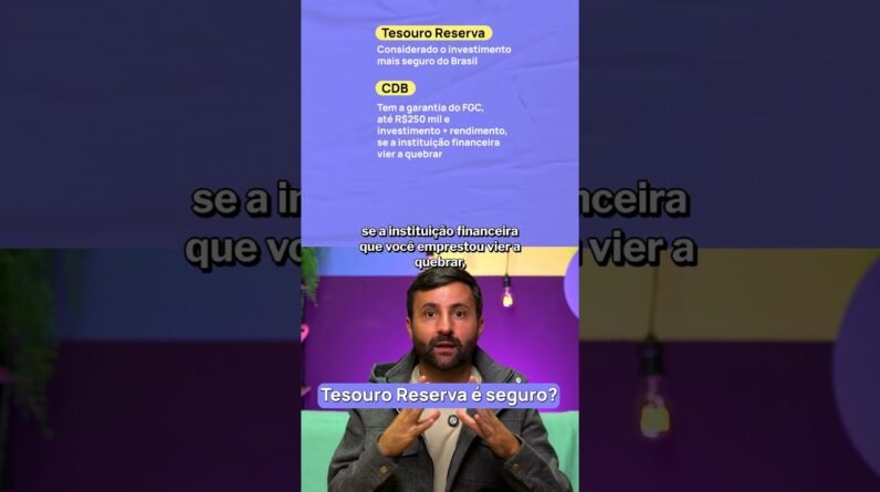 Qual o investimento MAIS SEGURO do Brasil? Tesouro, CDB ou Caixinha?