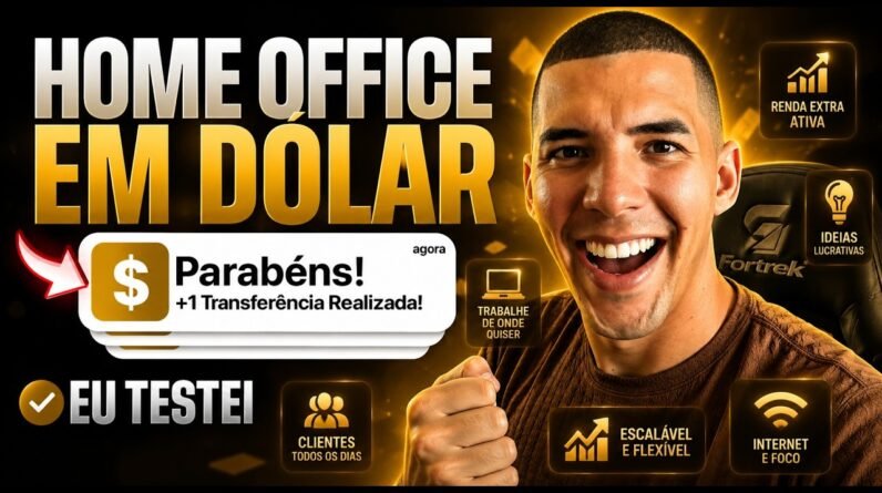 Testei Site que Paga em Dólar no Home Office (Funciona Mesmo!)