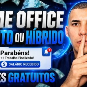 Aprovado! Home Office Noturno Site GRATUITO para Trabalhar em casa (Aceita Iniciantes)