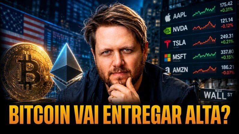 BITCOIN PAROU DE CAIR? Análise de Criptomoedas e Ações Americanas