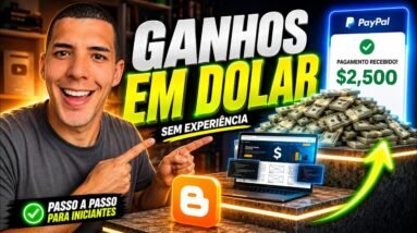 Como criar um site que gera renda em dólar do Zero