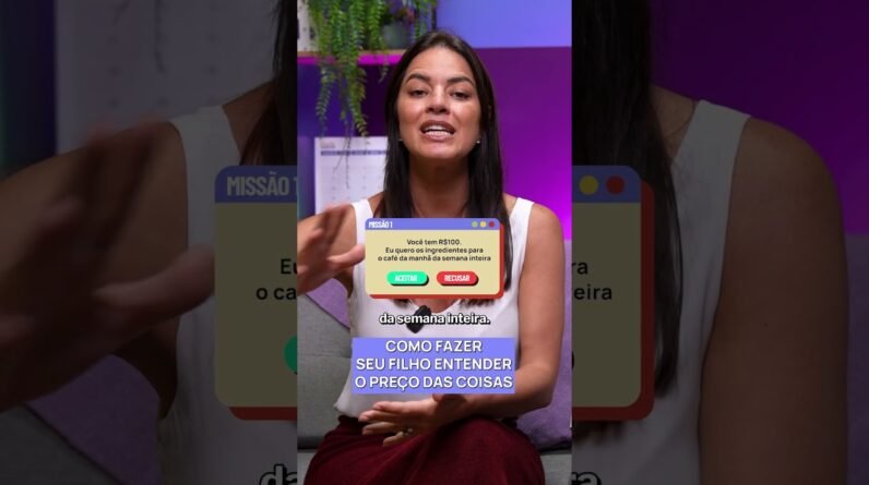 O TRUQUE SECRETO pra seu filho aprender a lidar com DINHEIRO!