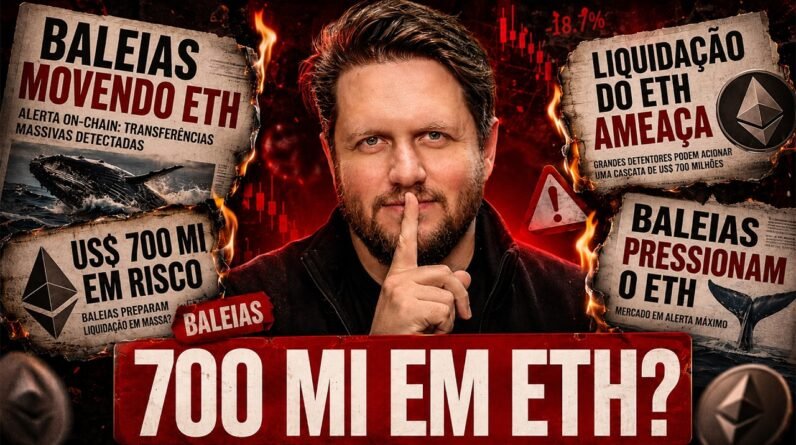 AS BALEIAS PODEM LIQUIDAR US$ 700 MILHÕES EM ETHEREUM