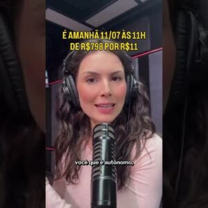 É AMANHÃ, 2 CURSOS POR R$11