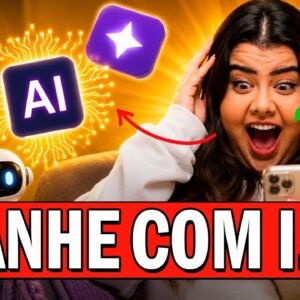 5 formas de ganhar dinheiro com IA em 2026 (Fazendo do sofá, usando celular)
