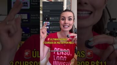 R$798 em cursos por R$11: é hoje ou nunca