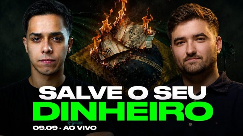 Como PROTEGER seu DINHEIRO do RISCO BRASIL (ao vivo)