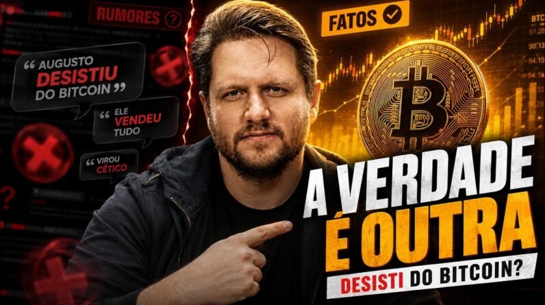 DISSERAM QUE EU DESISTI DO BITCOIN: A VERDADE É OUTRA