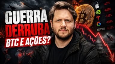 A GUERRA PODE DERRUBAR BITCOIN E AÇÕES ESTA SEMANA?