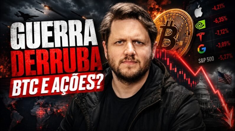 A GUERRA PODE DERRUBAR BITCOIN E AÇÕES ESTA SEMANA?
