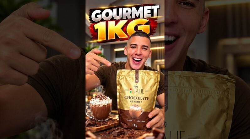 Chocolate em Pó Gourmet 1kg (Para Chocolate Quente e Cappuccino)