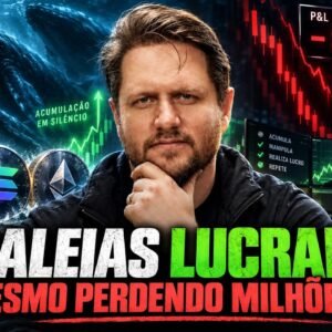 COMO AS BALEIAS LUCRAM COM BITCOIN MESMO PERDENDO MILHÕES?