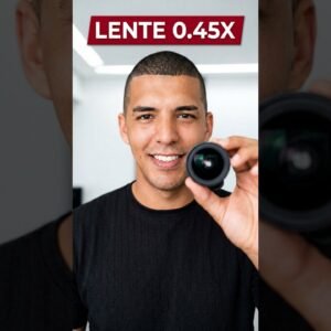 Lente Grande Angular 0.45x (Amplie Sua Câmera)