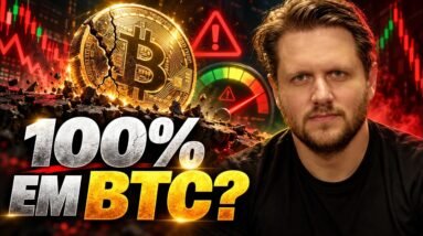 NUNCA FIQUE 100% INVESTIDO EM BITCOIN DURANTE UM BULL MARKET