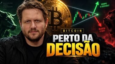 O BITCOIN ESTÁ PERTO DA DECISÃO
