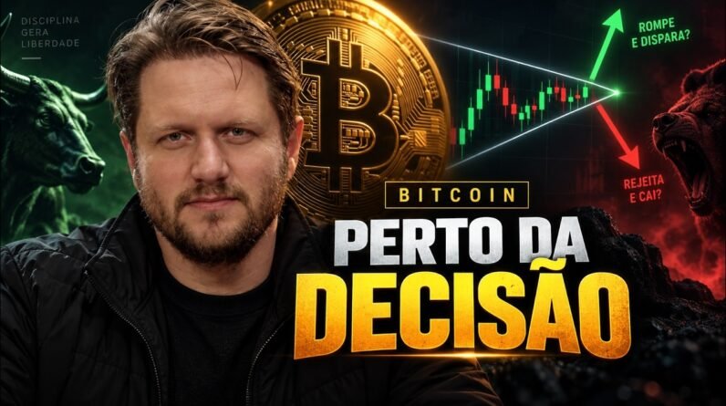 O BITCOIN ESTÁ PERTO DA DECISÃO